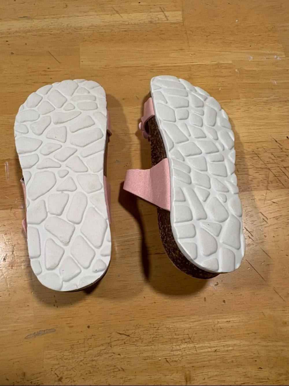 Giulia Palai Pink Floral Double-Strap Kids Sandals with Buckle
